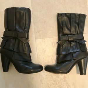 Chie Mihara black Saigon boots worn only once, size 7
